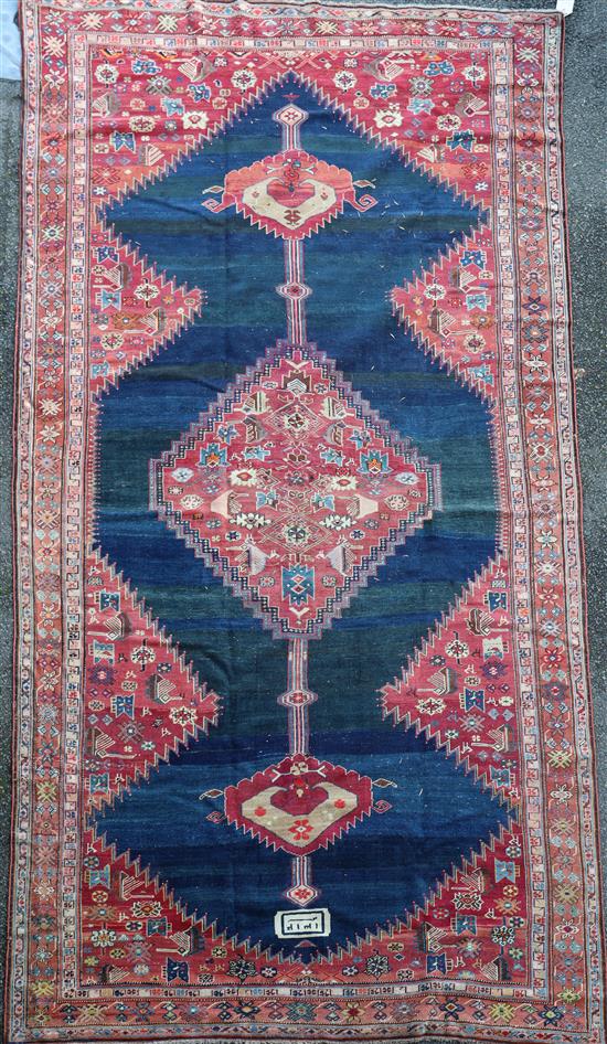 An antique Karabagh carpet, dated 1892, 11ft 9in by 6ft 8in